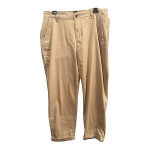 GAP Twill Ankle  Pant in Khaki color. Size 12
